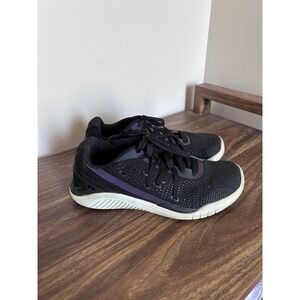 Ryka Focus XT Womens Training Shoes Black Purple Iridescent Mesh Sneakers 6.5W
